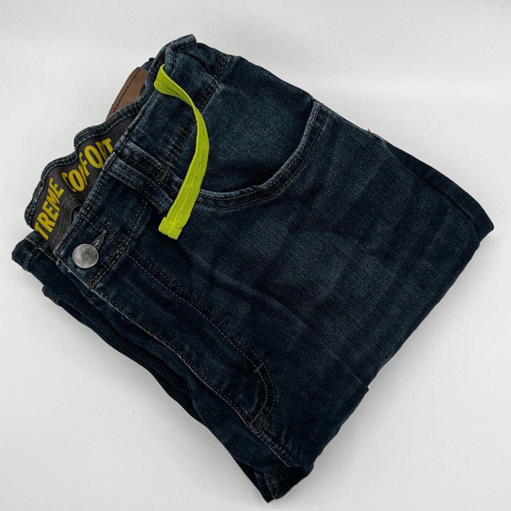 Lee Extreme Comfort Jeans Boys 18 Husky Dark Blue Excellent Performance Series